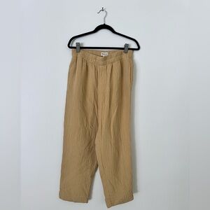 NWT Madewell size M gauze pull on pants